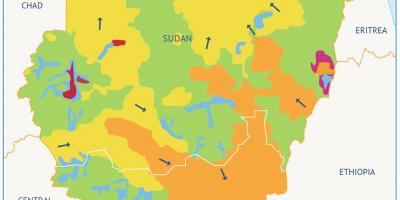 Map of Sudan basin 