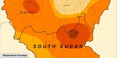 Map of Sudan climate